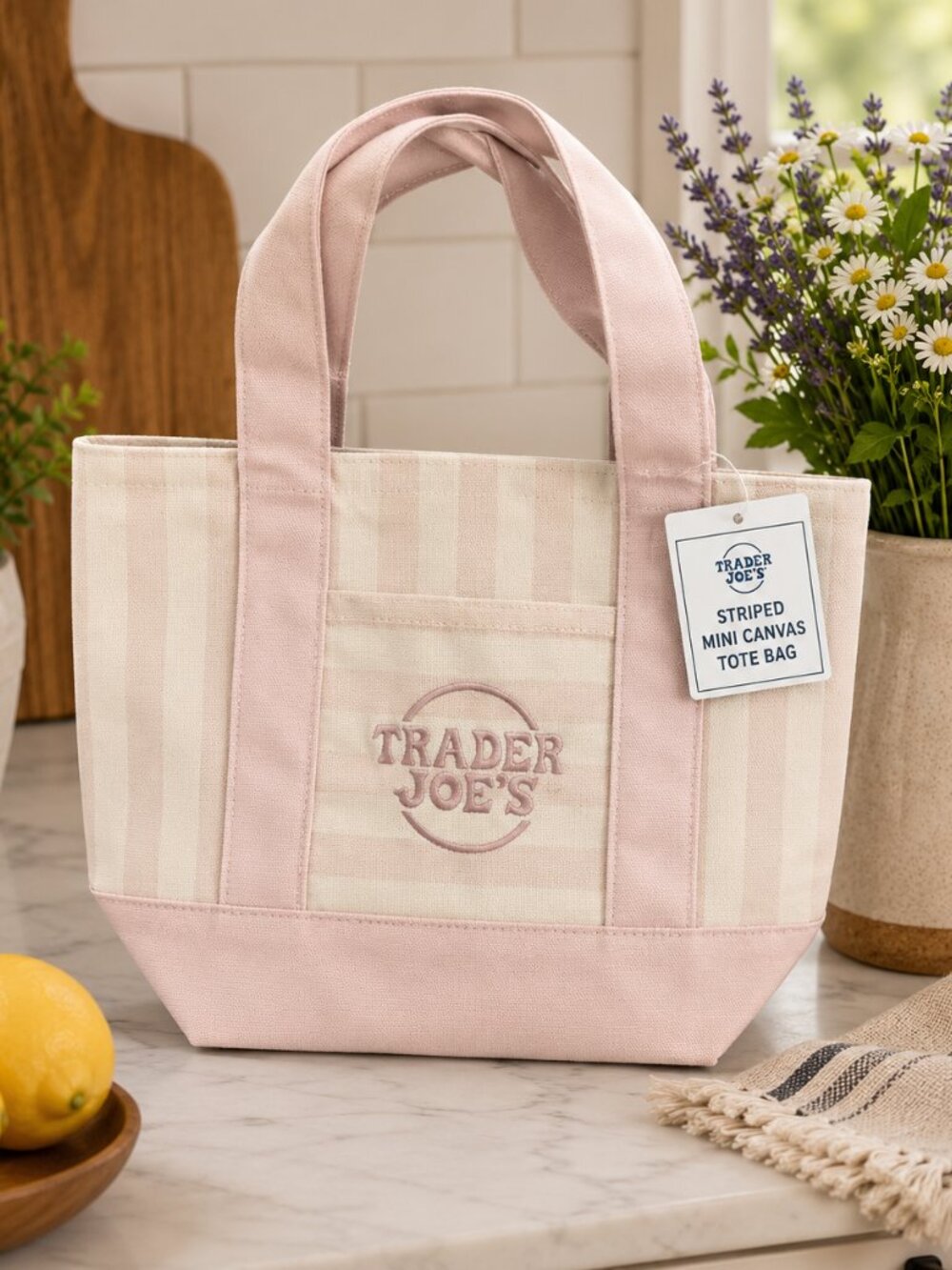 Trader Joe’s Mini Canvas Tote - spring 2026